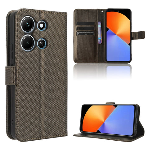 Diamond Texture Leather Phone Case, For Infinix GT 10 Pro, For Infinix Hot 30 5G X6832, For Infinix Smart 7 Plus, For Infinix Note 30 5G, For Infinix Smart 7 HD X6516, For Infinix Note 30i, For Infinix Note 30 Pro, For Infinix Note 30 4G               ...