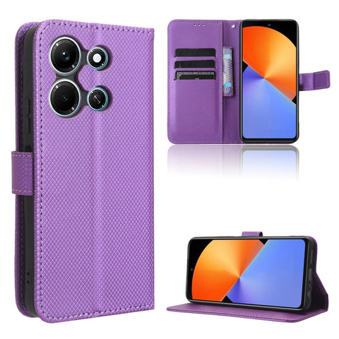 Diamond Texture Leather Phone Case, For Infinix GT 10 Pro, For Infinix Hot 30 5G X6832, For Infinix Smart 7 Plus, For Infinix Note 30 5G, For Infinix Smart 7 HD X6516, For Infinix Note 30i, For Infinix Note 30 Pro, For Infinix Note 30 4G               ...
