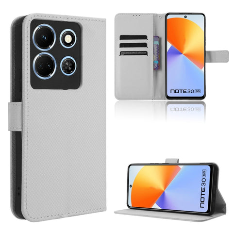 Diamond Texture Leather Phone Case, For Infinix GT 10 Pro, For Infinix Hot 30 5G X6832, For Infinix Smart 7 Plus, For Infinix Note 30 5G, For Infinix Smart 7 HD X6516, For Infinix Note 30i, For Infinix Note 30 Pro, For Infinix Note 30 4G               ...