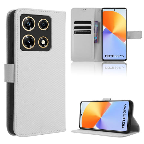 Diamond Texture Leather Phone Case, For Infinix GT 10 Pro, For Infinix Hot 30 5G X6832, For Infinix Smart 7 Plus, For Infinix Note 30 5G, For Infinix Smart 7 HD X6516, For Infinix Note 30i, For Infinix Note 30 Pro, For Infinix Note 30 4G               ...