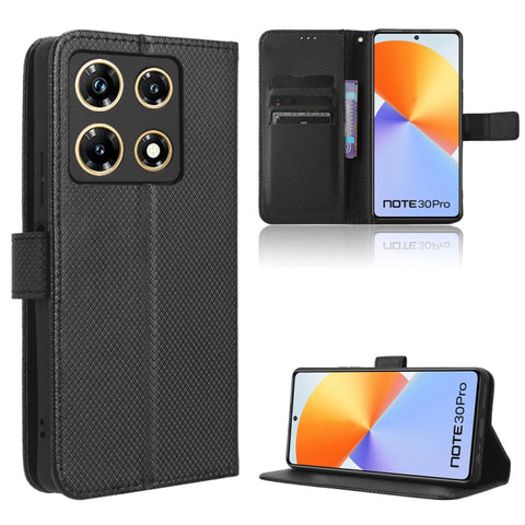 Diamond Texture Leather Phone Case, For Infinix GT 10 Pro, For Infinix Hot 30 5G X6832, For Infinix Smart 7 Plus, For Infinix Note 30 5G, For Infinix Smart 7 HD X6516, For Infinix Note 30i, For Infinix Note 30 Pro, For Infinix Note 30 4G               ...