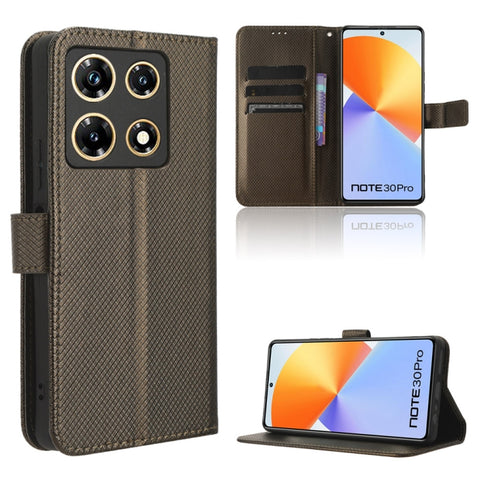 Diamond Texture Leather Phone Case, For Infinix GT 10 Pro, For Infinix Hot 30 5G X6832, For Infinix Smart 7 Plus, For Infinix Note 30 5G, For Infinix Smart 7 HD X6516, For Infinix Note 30i, For Infinix Note 30 Pro, For Infinix Note 30 4G               ...