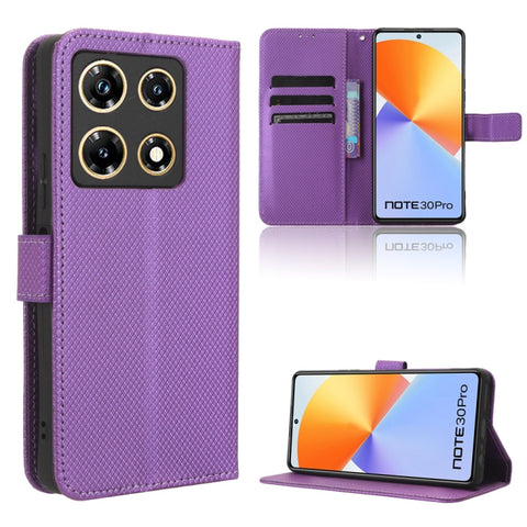 Diamond Texture Leather Phone Case, For Infinix GT 10 Pro, For Infinix Hot 30 5G X6832, For Infinix Smart 7 Plus, For Infinix Note 30 5G, For Infinix Smart 7 HD X6516, For Infinix Note 30i, For Infinix Note 30 Pro, For Infinix Note 30 4G               ...