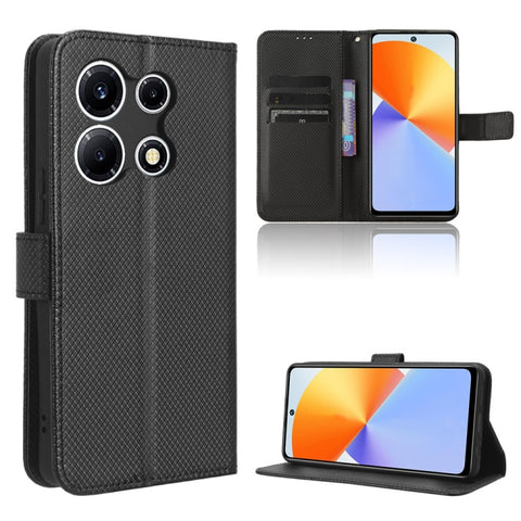 Diamond Texture Leather Phone Case, For Infinix GT 10 Pro, For Infinix Hot 30 5G X6832, For Infinix Smart 7 Plus, For Infinix Note 30 5G, For Infinix Smart 7 HD X6516, For Infinix Note 30i, For Infinix Note 30 Pro, For Infinix Note 30 4G               ...