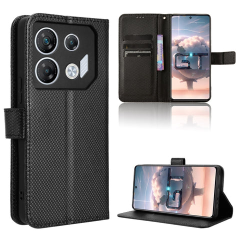 Diamond Texture Leather Phone Case, For Infinix GT 10 Pro, For Infinix Hot 30 5G X6832, For Infinix Smart 7 Plus, For Infinix Note 30 5G, For Infinix Smart 7 HD X6516, For Infinix Note 30i, For Infinix Note 30 Pro, For Infinix Note 30 4G               ...
