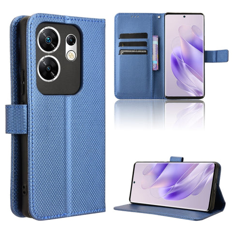 Diamond Texture Leather Phone Case, For Infinix GT 20 Pro 5G, For Infinix Note 40 Pro 4G, For Infinix Note 40 Pro 5G, For Infinix Note 40 4G, For Infinix Hot 40 4G, For Infinix Hot 40i 4G, For Infinix Smart 8, For Infinix Zero 30 4G                    ...