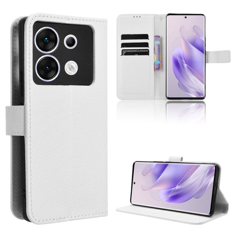 Diamond Texture Leather Phone Case, For Infinix GT 20 Pro 5G, For Infinix Note 40 Pro 4G, For Infinix Note 40 Pro 5G, For Infinix Note 40 4G, For Infinix Hot 40 4G, For Infinix Hot 40i 4G, For Infinix Smart 8, For Infinix Zero 30 4G                    ...