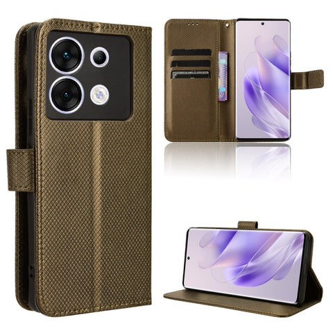 Diamond Texture Leather Phone Case, For Infinix GT 20 Pro 5G, For Infinix Note 40 Pro 4G, For Infinix Note 40 Pro 5G, For Infinix Note 40 4G, For Infinix Hot 40 4G, For Infinix Hot 40i 4G, For Infinix Smart 8, For Infinix Zero 30 4G                    ...