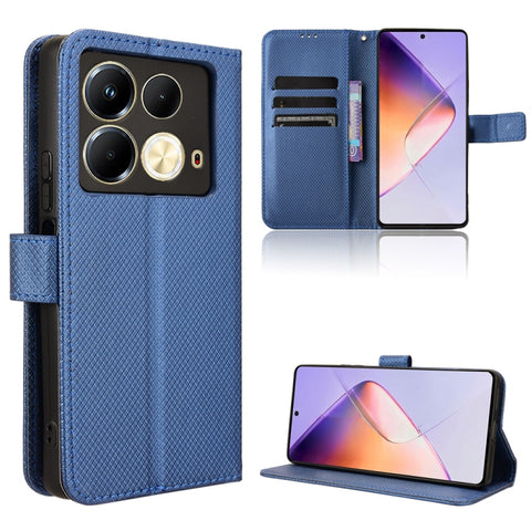 Diamond Texture Leather Phone Case, For Infinix GT 20 Pro 5G, For Infinix Note 40 Pro 4G, For Infinix Note 40 Pro 5G, For Infinix Note 40 4G, For Infinix Hot 40 4G, For Infinix Hot 40i 4G, For Infinix Smart 8, For Infinix Zero 30 4G                    ...