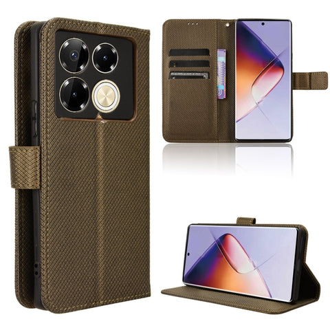 Diamond Texture Leather Phone Case, For Infinix GT 20 Pro 5G, For Infinix Note 40 Pro 4G, For Infinix Note 40 Pro 5G, For Infinix Note 40 4G, For Infinix Hot 40 4G, For Infinix Hot 40i 4G, For Infinix Smart 8, For Infinix Zero 30 4G                    ...
