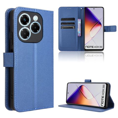 Diamond Texture Leather Phone Case, For Infinix Hot 50 Pro 4G, For Infinix Hot 50i 4G / Smart 9 4G, For Infinix Hot 50 Pro+ 4G, For Infinix Hot 50 4G, For Infinix Hot 50 5G, For Infinix Zero 40 5G, For Infinix Zero 40 4G, For Infinix Note 40X 5G       ...