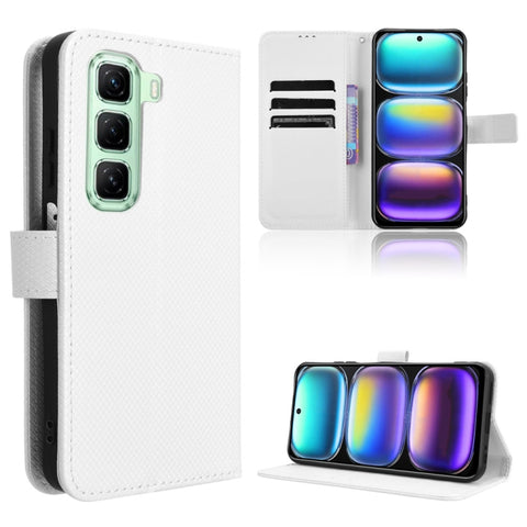 Diamond Texture Leather Phone Case, For Infinix Hot 50 Pro 4G, For Infinix Hot 50i 4G / Smart 9 4G, For Infinix Hot 50 Pro+ 4G, For Infinix Hot 50 4G, For Infinix Hot 50 5G, For Infinix Zero 40 5G, For Infinix Zero 40 4G, For Infinix Note 40X 5G       ...