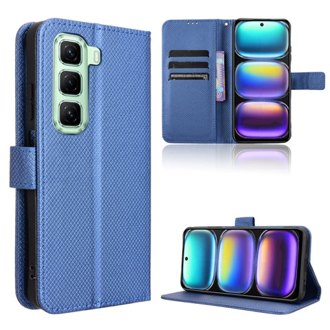 Diamond Texture Leather Phone Case, For Infinix Hot 50 Pro 4G, For Infinix Hot 50i 4G / Smart 9 4G, For Infinix Hot 50 Pro+ 4G, For Infinix Hot 50 4G, For Infinix Hot 50 5G, For Infinix Zero 40 5G, For Infinix Zero 40 4G, For Infinix Note 40X 5G       ...