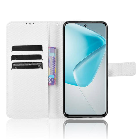 Diamond Texture Leather Phone Case, For Infinix Hot 50 Pro 4G, For Infinix Hot 50i 4G / Smart 9 4G, For Infinix Hot 50 Pro+ 4G, For Infinix Hot 50 4G, For Infinix Hot 50 5G, For Infinix Zero 40 5G, For Infinix Zero 40 4G, For Infinix Note 40X 5G       ...