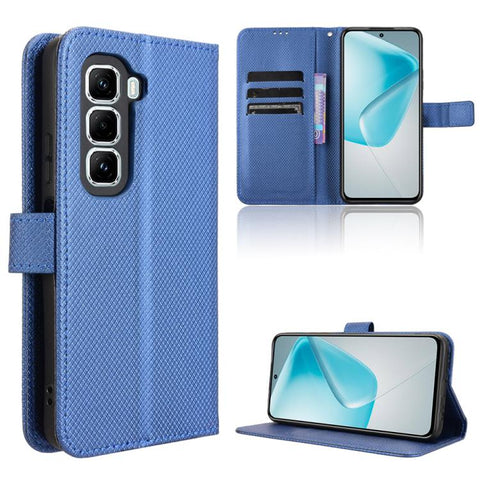 Diamond Texture Leather Phone Case, For Infinix Hot 50 Pro 4G, For Infinix Hot 50i 4G / Smart 9 4G, For Infinix Hot 50 Pro+ 4G, For Infinix Hot 50 4G, For Infinix Hot 50 5G, For Infinix Zero 40 5G, For Infinix Zero 40 4G, For Infinix Note 40X 5G       ...