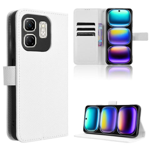 Diamond Texture Leather Phone Case, For Infinix Hot 50 Pro 4G, For Infinix Hot 50i 4G / Smart 9 4G, For Infinix Hot 50 Pro+ 4G, For Infinix Hot 50 4G, For Infinix Hot 50 5G, For Infinix Zero 40 5G, For Infinix Zero 40 4G, For Infinix Note 40X 5G       ...