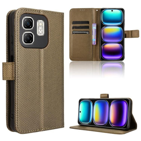 Diamond Texture Leather Phone Case, For Infinix Hot 50 Pro 4G, For Infinix Hot 50i 4G / Smart 9 4G, For Infinix Hot 50 Pro+ 4G, For Infinix Hot 50 4G, For Infinix Hot 50 5G, For Infinix Zero 40 5G, For Infinix Zero 40 4G, For Infinix Note 40X 5G       ...