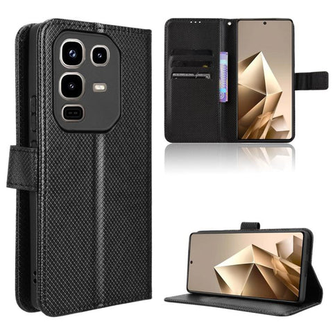 Diamond Texture Leather Phone Case, For Infinix Hot 60 Pro+ 4G, For Infinix Hot 60 Pro 4G, For Infinix Smart 10 Plus 4G, For Infinix Smart 10 / Tecno Pop 10 4G, For Infinix GT 30 Pro 5G, For Infinix Note 50s 5G, For Infinix Note 50x 5G                 ...