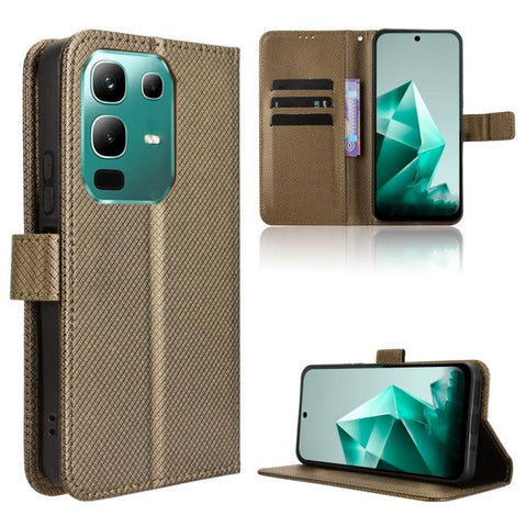Diamond Texture Leather Phone Case, For Infinix Hot 60 Pro+ 4G, For Infinix Hot 60 Pro 4G, For Infinix Smart 10 Plus 4G, For Infinix Smart 10 / Tecno Pop 10 4G, For Infinix GT 30 Pro 5G, For Infinix Note 50s 5G, For Infinix Note 50x 5G                 ...