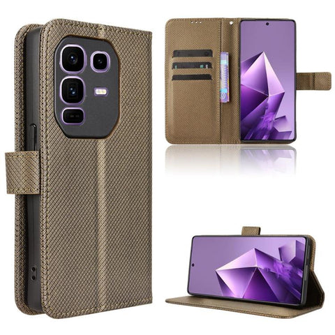 Diamond Texture Leather Phone Case, For Infinix Hot 60 Pro+ 4G, For Infinix Hot 60 Pro 4G, For Infinix Smart 10 Plus 4G, For Infinix Smart 10 / Tecno Pop 10 4G, For Infinix GT 30 Pro 5G, For Infinix Note 50s 5G, For Infinix Note 50x 5G                 ...