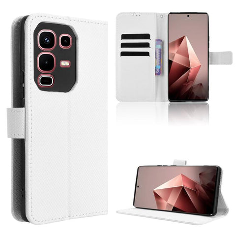 Diamond Texture Leather Phone Case, For Infinix Hot 60 Pro+ 4G, For Infinix Hot 60 Pro 4G, For Infinix Smart 10 Plus 4G, For Infinix Smart 10 / Tecno Pop 10 4G, For Infinix GT 30 Pro 5G, For Infinix Note 50s 5G, For Infinix Note 50x 5G                 ...