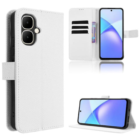 Diamond Texture Leather Phone Case, For Infinix Hot 60 Pro+ 4G, For Infinix Hot 60 Pro 4G, For Infinix Smart 10 Plus 4G, For Infinix Smart 10 / Tecno Pop 10 4G, For Infinix GT 30 Pro 5G, For Infinix Note 50s 5G, For Infinix Note 50x 5G                 ...