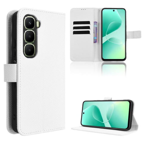 Diamond Texture Leather Phone Case, For Infinix Hot 70 Pro 5G, For Infinix GT 50 Pro 5G, For Infinix Hot 70 4G, For Infinix Note 60 Ultra 5G, For Infinix Note Edge 5G, For Infinix Smart 20 4G, For Infinix Note 60 / 60 Pro 5G                            ...