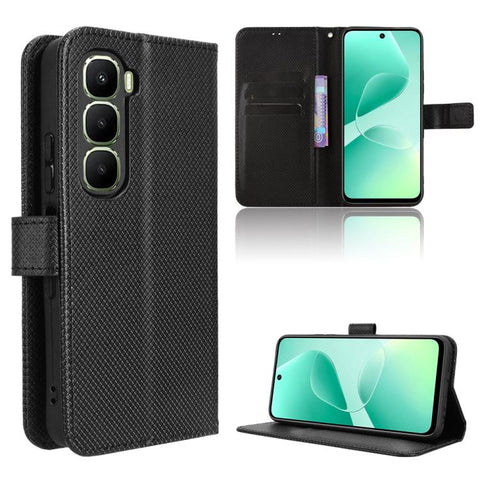 Diamond Texture Leather Phone Case, For Infinix Hot 70 Pro 5G, For Infinix GT 50 Pro 5G, For Infinix Hot 70 4G, For Infinix Note 60 Ultra 5G, For Infinix Note Edge 5G, For Infinix Smart 20 4G, For Infinix Note 60 / 60 Pro 5G                            ...