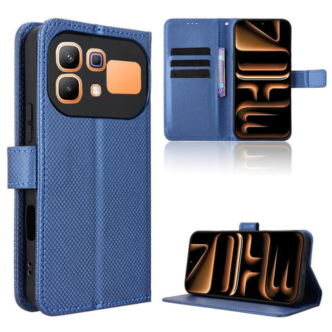 Diamond Texture Leather Phone Case, For Infinix Hot 70 Pro 5G, For Infinix GT 50 Pro 5G, For Infinix Hot 70 4G, For Infinix Note 60 Ultra 5G, For Infinix Note Edge 5G, For Infinix Smart 20 4G, For Infinix Note 60 / 60 Pro 5G                            ...