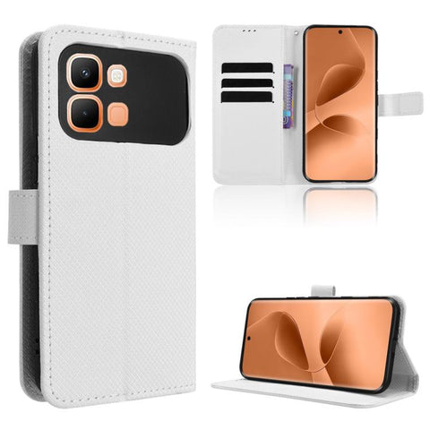 Diamond Texture Leather Phone Case, For Infinix Hot 70 Pro 5G, For Infinix GT 50 Pro 5G, For Infinix Hot 70 4G, For Infinix Note 60 Ultra 5G, For Infinix Note Edge 5G, For Infinix Smart 20 4G, For Infinix Note 60 / 60 Pro 5G                            ...