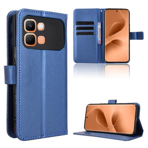 Diamond Texture Leather Phone Case, For Infinix Hot 70 Pro 5G, For Infinix GT 50 Pro 5G, For Infinix Hot 70 4G, For Infinix Note 60 Ultra 5G, For Infinix Note Edge 5G, For Infinix Smart 20 4G, For Infinix Note 60 / 60 Pro 5G                            ...