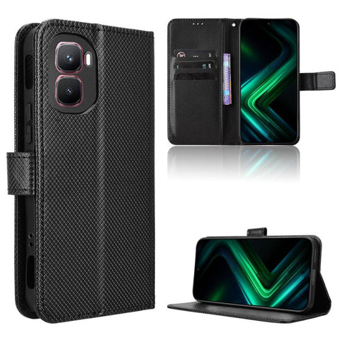 Diamond Texture Leather Phone Case, For Infinix Hot 70 Pro 5G, For Infinix GT 50 Pro 5G, For Infinix Hot 70 4G, For Infinix Note 60 Ultra 5G, For Infinix Note Edge 5G, For Infinix Smart 20 4G, For Infinix Note 60 / 60 Pro 5G                            ...