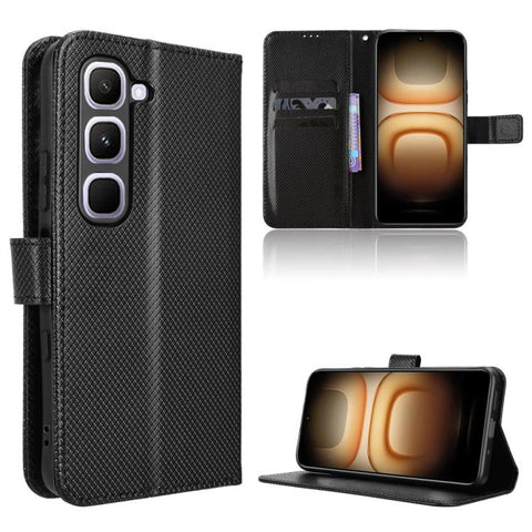 Diamond Texture Leather Phone Case, For Infinix Hot 70 Pro 5G, For Infinix GT 50 Pro 5G, For Infinix Hot 70 4G, For Infinix Note 60 Ultra 5G, For Infinix Note Edge 5G, For Infinix Smart 20 4G, For Infinix Note 60 / 60 Pro 5G                            ...
