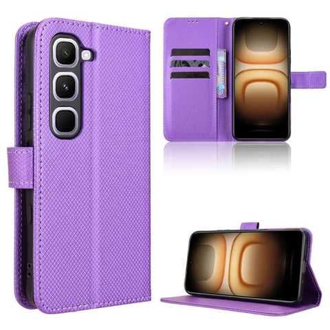 Diamond Texture Leather Phone Case, For Infinix Hot 70 Pro 5G, For Infinix GT 50 Pro 5G, For Infinix Hot 70 4G, For Infinix Note 60 Ultra 5G, For Infinix Note Edge 5G, For Infinix Smart 20 4G, For Infinix Note 60 / 60 Pro 5G                            ...