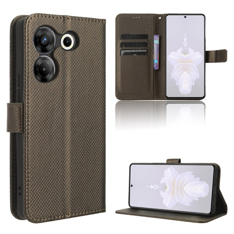 Diamond Texture Leather Phone Case, For Tecno Camon 20 Pro 5G, For Tecno Camon 20 Pro
