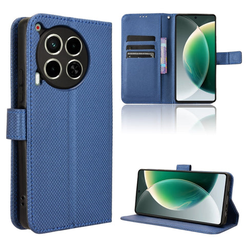 Diamond Texture Leather Phone Case, For Tecno Spark 30 4G, For Tecno Spark Go 1 / Pop 9 / Spark Go 2025, For Tecno Spark 30C 4G, For Tecno Spark 20 Pro 5G, For Tecno Camon 30 Premier 5G, For Tecno Pova 6 Neo 4G, For Tecno Pova 6 4G                     ...