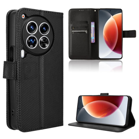 Diamond Texture Leather Phone Case, For Tecno Spark 30 4G, For Tecno Spark Go 1 / Pop 9 / Spark Go 2025, For Tecno Spark 30C 4G, For Tecno Spark 20 Pro 5G, For Tecno Camon 30 Premier 5G, For Tecno Pova 6 Neo 4G, For Tecno Pova 6 4G                     ...