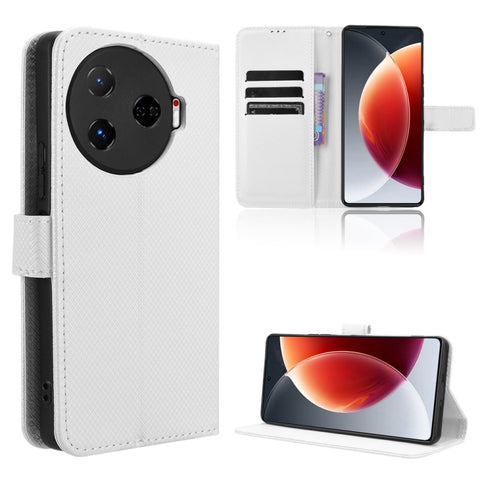 Diamond Texture Leather Phone Case, For Tecno Spark 30 4G, For Tecno Spark Go 1 / Pop 9 / Spark Go 2025, For Tecno Spark 30C 4G, For Tecno Spark 20 Pro 5G, For Tecno Camon 30 Premier 5G, For Tecno Pova 6 Neo 4G, For Tecno Pova 6 4G                     ...