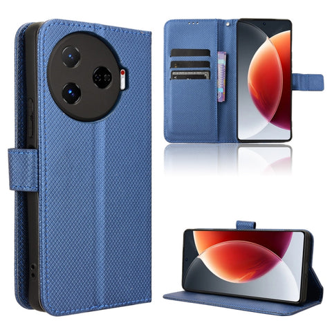 Diamond Texture Leather Phone Case, For Tecno Spark 30 4G, For Tecno Spark Go 1 / Pop 9 / Spark Go 2025, For Tecno Spark 30C 4G, For Tecno Spark 20 Pro 5G, For Tecno Camon 30 Premier 5G, For Tecno Pova 6 Neo 4G, For Tecno Pova 6 4G                     ...