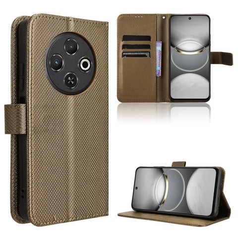 Diamond Texture Leather Phone Case, For Tecno Spark 30 4G, For Tecno Spark Go 1 / Pop 9 / Spark Go 2025, For Tecno Spark 30C 4G, For Tecno Spark 20 Pro 5G, For Tecno Camon 30 Premier 5G, For Tecno Pova 6 Neo 4G, For Tecno Pova 6 4G                     ...