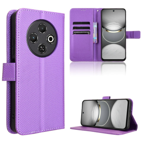 Diamond Texture Leather Phone Case, For Tecno Spark 30 4G, For Tecno Spark Go 1 / Pop 9 / Spark Go 2025, For Tecno Spark 30C 4G, For Tecno Spark 20 Pro 5G, For Tecno Camon 30 Premier 5G, For Tecno Pova 6 Neo 4G, For Tecno Pova 6 4G                     ...