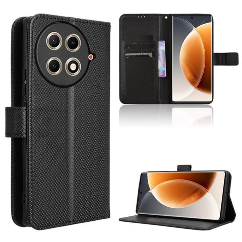 Diamond Texture Leather Phone Case, For Tecno Pova 7 4G, For Tecno Spark Go 2 4G, For Tecno Pova Curve 5G, For Tecno Camon 40 Pro 4G / 5G, For Tecno Camon 40 Premier 5G, For Tecno Camon 40 4G, For Tecno Camon 30S 4G / 30S Pro 4G                        ...