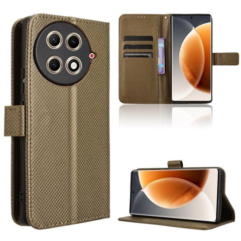 Diamond Texture Leather Phone Case, For Tecno Pova 7 4G, For Tecno Spark Go 2 4G, For Tecno Pova Curve 5G, For Tecno Camon 40 Pro 4G / 5G, For Tecno Camon 40 Premier 5G, For Tecno Camon 40 4G, For Tecno Camon 30S 4G / 30S Pro 4G                        ...