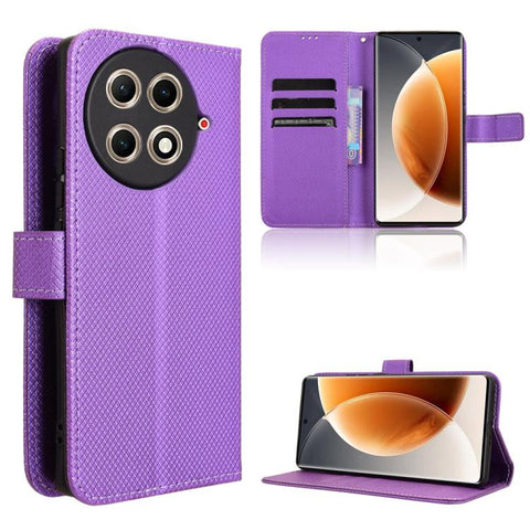Diamond Texture Leather Phone Case, For Tecno Pova 7 4G, For Tecno Spark Go 2 4G, For Tecno Pova Curve 5G, For Tecno Camon 40 Pro 4G / 5G, For Tecno Camon 40 Premier 5G, For Tecno Camon 40 4G, For Tecno Camon 30S 4G / 30S Pro 4G                        ...