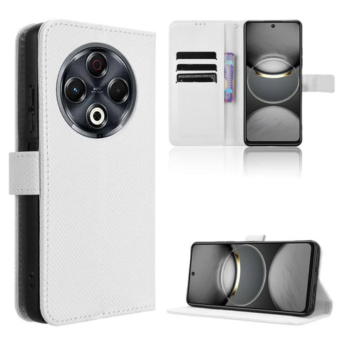 Diamond Texture Leather Phone Case, For Tecno Spark 30 4G, For Tecno Spark Go 1 / Pop 9 / Spark Go 2025, For Tecno Spark 30C 4G, For Tecno Spark 20 Pro 5G, For Tecno Camon 30 Premier 5G, For Tecno Pova 6 Neo 4G, For Tecno Pova 6 4G                     ...