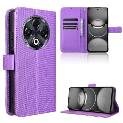 Diamond Texture Leather Phone Case, For Tecno Spark 30 4G, For Tecno Spark Go 1 / Pop 9 / Spark Go 2025, For Tecno Spark 30C 4G, For Tecno Spark 20 Pro 5G, For Tecno Camon 30 Premier 5G, For Tecno Pova 6 Neo 4G, For Tecno Pova 6 4G                     ...