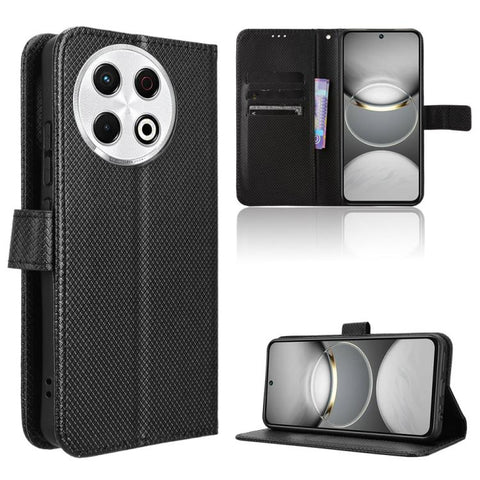 Diamond Texture Leather Phone Case, For Tecno Pova 7 4G, For Tecno Spark Go 2 4G, For Tecno Pova Curve 5G, For Tecno Camon 40 Pro 4G / 5G, For Tecno Camon 40 Premier 5G, For Tecno Camon 40 4G, For Tecno Camon 30S 4G / 30S Pro 4G                        ...