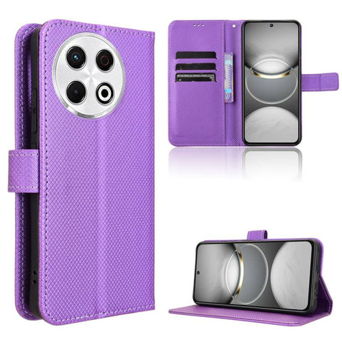 Diamond Texture Leather Phone Case, For Tecno Pova 7 4G, For Tecno Spark Go 2 4G, For Tecno Pova Curve 5G, For Tecno Camon 40 Pro 4G / 5G, For Tecno Camon 40 Premier 5G, For Tecno Camon 40 4G, For Tecno Camon 30S 4G / 30S Pro 4G                        ...