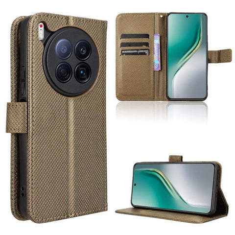 Diamond Texture Leather Phone Case, For Tecno Pova 7 4G, For Tecno Spark Go 2 4G, For Tecno Pova Curve 5G, For Tecno Camon 40 Pro 4G / 5G, For Tecno Camon 40 Premier 5G, For Tecno Camon 40 4G, For Tecno Camon 30S 4G / 30S Pro 4G                        ...