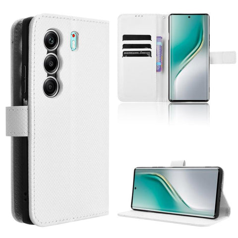 Diamond Texture Leather Phone Case, For Tecno Pova 7 4G, For Tecno Spark Go 2 4G, For Tecno Pova Curve 5G, For Tecno Camon 40 Pro 4G / 5G, For Tecno Camon 40 Premier 5G, For Tecno Camon 40 4G, For Tecno Camon 30S 4G / 30S Pro 4G                        ...